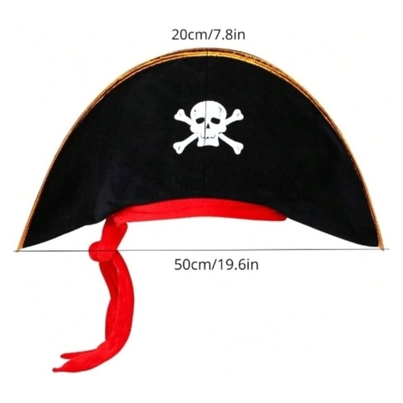 3 pack of never been worn pirate hats - Picture 1 of 6